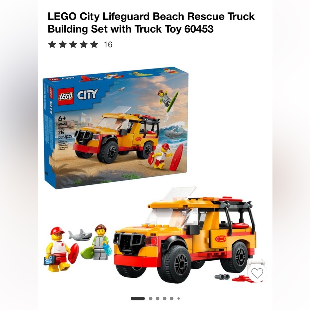LEGO City Lifeguard truck